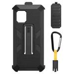 For Ulefone Power Armor X11 Pro Ulefone Back Clip Phone Case with Carabiner(Black)