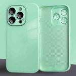 For iPhone 11 Pro Max 9D Tempered Glass Phone Case(Green)