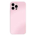 For iPhone 13 AG Frosted Tempered Glass Phone Case(Pink)