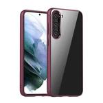 For Samsung Galaxy S23+ 5G iPAKY Shockproof PC + TPU Protective Phone Case(Wine Red)