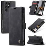 For Samsung Galaxy S23 Ultra 5G CaseMe 013 Multifunctional Horizontal Flip Leather Phone Case(Black)