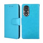 For Honor 80 Crystal Texture Leather Phone Case(Sky Blue)