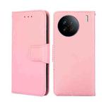 For vivo X90 Crystal Texture Leather Phone Case(Pink)