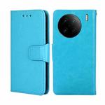 For vivo X90 Pro+ Crystal Texture Leather Phone Case(Sky Blue)