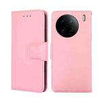 For vivo X90 Pro+ Crystal Texture Leather Phone Case(Pink)