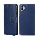 For Samsung Galaxy A04e 4G Crystal Texture Leather Phone Case(Royal Blue)