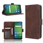 For Cricket Icon 4 Skin Feel Calf Texture Card Slots Leather Phone Case(Brown)