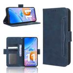 For Xiaomi Redmi 11 Prime 4G Skin Feel Calf Texture Card Slots Leather Phone Case(Blue)