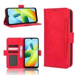 For Xiaomi Redmi A1+ Skin Feel Calf Texture Card Slots Leather Phone Case(Red)