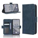 For Nokia X30 5G Skin Feel Calf Texture Card Slots Leather Phone Case(Blue)