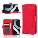 For Xiaomi Civi 2 5G / 12 Lite NE Skin Feel Calf Texture Card Slots Leather Phone Case(Red)