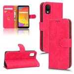 For TCL ION Z Skin Feel Magnetic Flip Leather Phone Case(Rose Red)