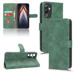 For Tecno Pova 4 Skin Feel Magnetic Flip Leather Phone Case(Green)