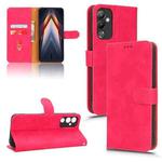 For Tecno Pova 4 Skin Feel Magnetic Flip Leather Phone Case(Rose Red)