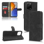 For Huawei  Nova Y61 Skin Feel Magnetic Flip Leather Phone Case(Black)