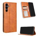 For Tecno Pova Neo 2 Magnetic Buckle Retro Texture Leather Phone Case(Brown)