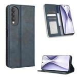 For Honor X20 SE / Huawei nova 10z Magnetic Buckle Retro Texture Leather Phone Case(Blue)