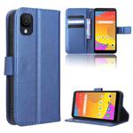 For TCL ION Z Diamond Texture Leather Phone Case(Blue)