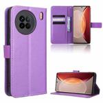 For vivo X90 5G Diamond Texture Leather Phone Case(Purple)