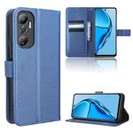 For Infinix Hot 20 4G X682B Diamond Texture Leather Phone Case(Blue)