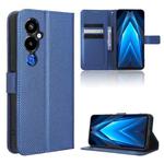 For Tecno Pova 4 Pro Diamond Texture Leather Phone Case(Blue)