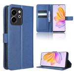 For Honor 80 SE 5G Diamond Texture Leather Phone Case(Blue)