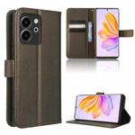 For Honor 80 SE 5G Diamond Texture Leather Phone Case(Brown)