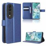 For Honor 80 Pro 5G Diamond Texture Leather Phone Case(Blue)