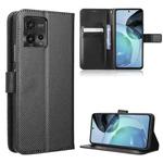 For Motorola Moto G72 4G Diamond Texture Leather Phone Case(Black)