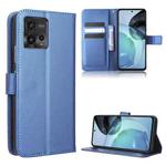 For Motorola Moto G72 4G Diamond Texture Leather Phone Case(Blue)