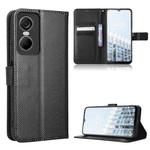 For Tecno Pop 6 Pro BE8 Diamond Texture Leather Phone Case(Black)