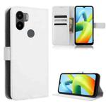 For Xiaomi Redmi A1+ Diamond Texture Leather Phone Case(White)