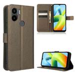 For Xiaomi Redmi A1+ Diamond Texture Leather Phone Case(Brown)