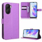 For Honor Play 40 Plus Diamond Texture Leather Phone Case(Purple)