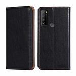 For TCL 30XL 2022 Gloss Oil Solid Color Magnetic Leather Phone Case(Black)