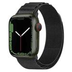 Nylon Loop Watch Band For Apple Watch Series 8&7 41mm / SE 2&6&SE&5&4 40mm / 3&2&1 38mm(Black)