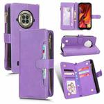 For Doogee S96 Pro Litchi Texture Zipper Leather Phone Case(Purple)