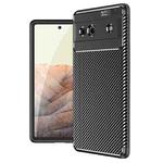 For Google Pixel 7a Carbon Fiber Texture Shockproof TPU Phone Case(Black)