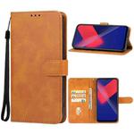 For Wiko 10 Leather Phone Case(Brown)