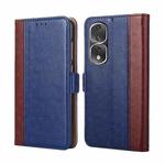 For Honor 80 Pro Ostrich Texture Flip Leather Phone Case(Blue)