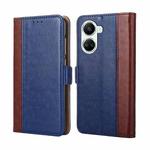 For Huawei nova 10 SE Ostrich Texture Flip Leather Phone Case(Blue)