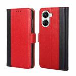 For Huawei nova 10 SE Ostrich Texture Flip Leather Phone Case(Red)