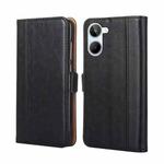 For Realme 10 4G Ostrich Texture Flip Leather Phone Case(Black)