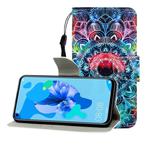 For Huawei Nova 5i / P20 Lite (2019) Colored Drawing Horizontal Flip Leather Case with Holder & Card Slot & Wallet(Mandala)