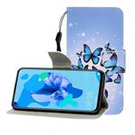 For Huawei Nova 5i / P20 Lite (2019) Colored Drawing Horizontal Flip Leather Case with Holder & Card Slot & Wallet(Many Butterflies)