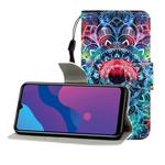 For Huawei Enjoy 10S Colored Drawing Horizontal Flip Leather Case with Holder & Card Slot & Wallet(Mandala)