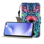 For Xiaomi Redmi K30 Colored Drawing Horizontal Flip Leather Case with Holder & Card Slot & Wallet(Mandala)