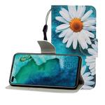 For Huawei Honor V30 / V30 Pro Colored Drawing Horizontal Flip Leather Case with Holder & Card Slot & Wallet(Chrysanthemum)