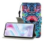 For Xiaomi Note 10 Pro Colored Drawing Horizontal Flip Leather Case with Holder & Card Slot & Wallet(Mandala)