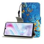 For Xiaomi Note 10 Pro Colored Drawing Horizontal Flip Leather Case with Holder & Card Slot & Wallet(Jade Butterfly)